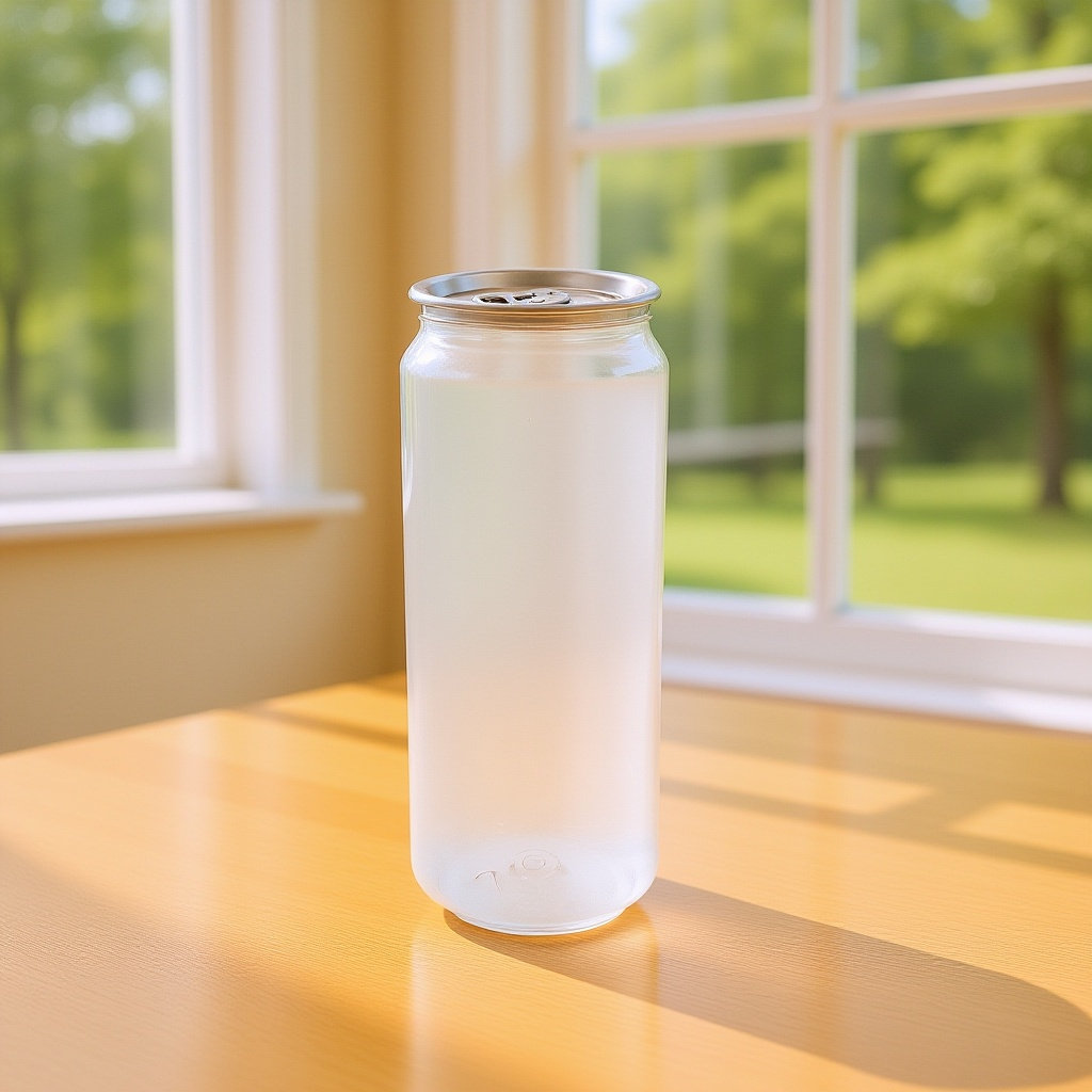 Coffee Tea With Milk - 5Pcs Transparent Beverage Cans Easy Open