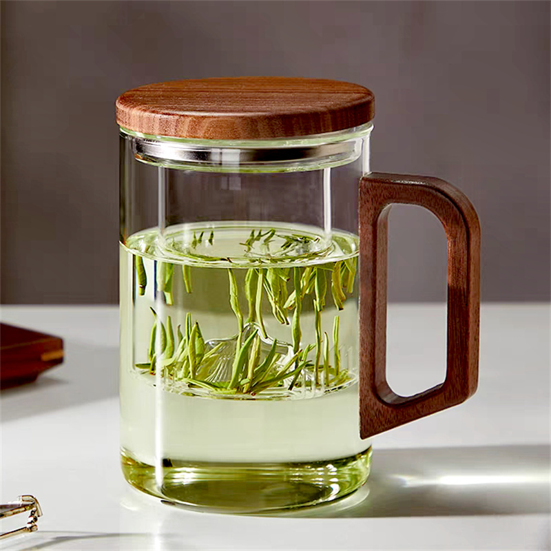 Coffee And Tea Glass - Large Capacity 800ml 1000ml Tea Water