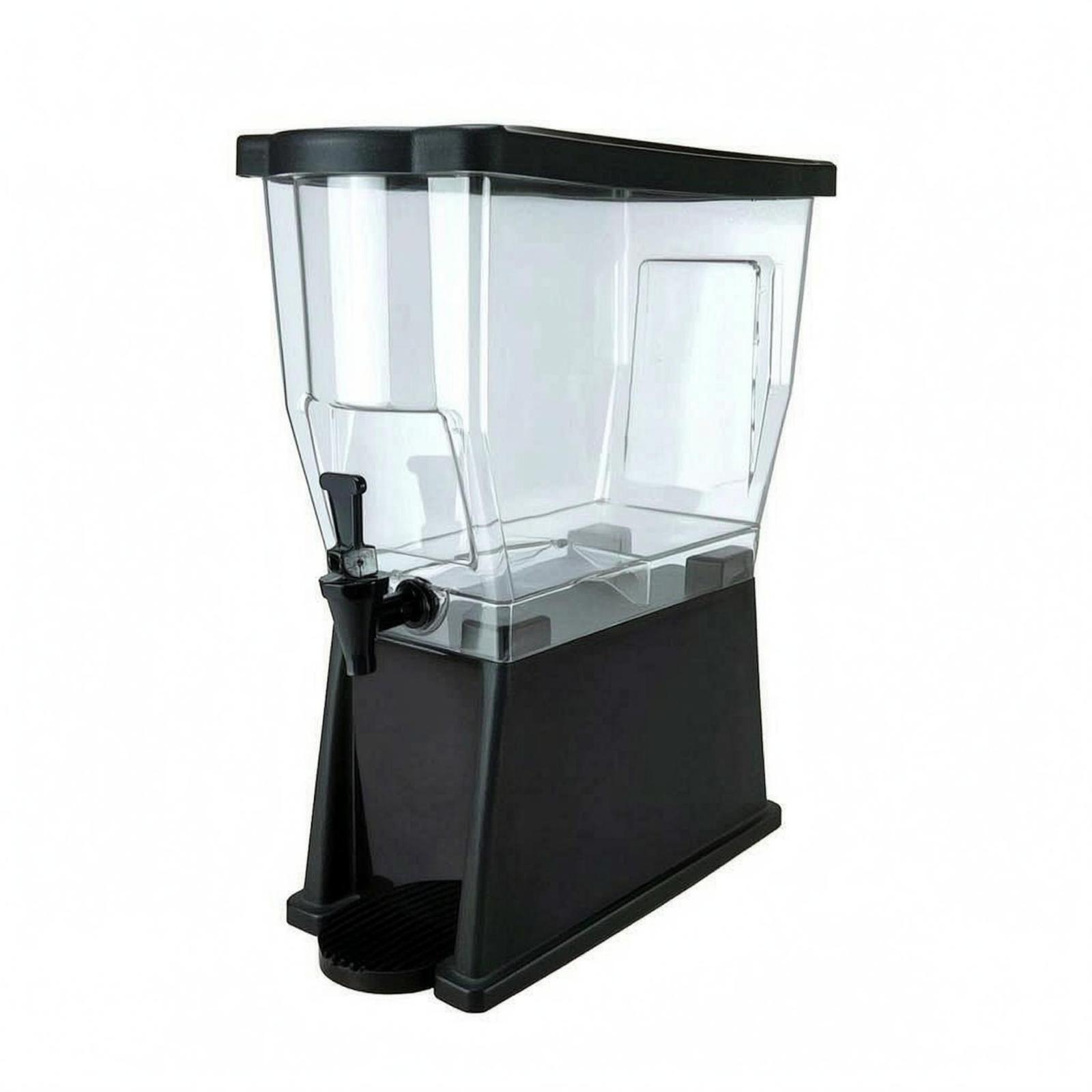 Juice Tea Coffee - Rectangular Beverage Dispenser with Tap Cold