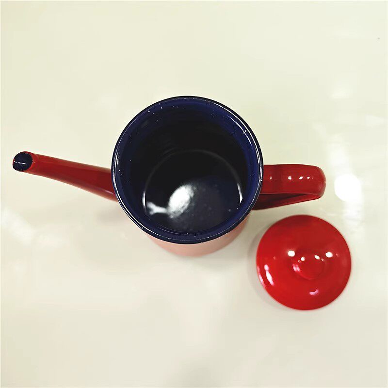 Enamel 1.1L Coffee Pot Oil Pot - Tea Coffee Utensils review and price