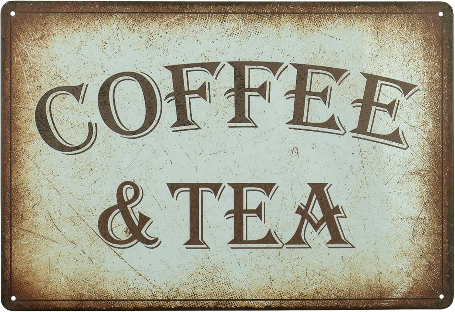 Coffee and Tea Retro Tin Sign  - Coffee Tea Quotes review and price