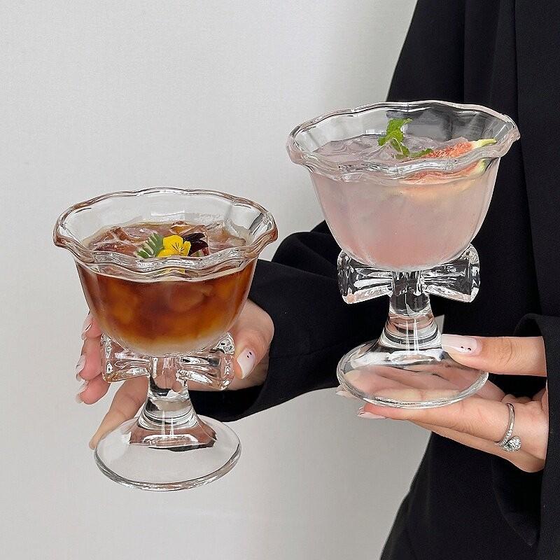 New Bow Glass Cute Water Cup C - Water Tea And Coffee review and price