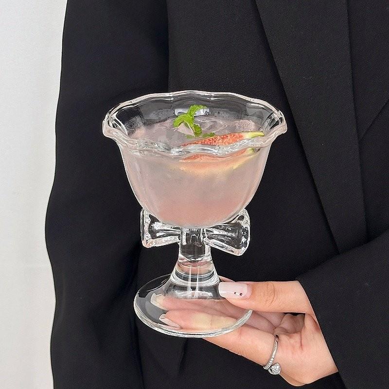 New Bow Glass Cute Water Cup C - Water Tea And Coffee review and price