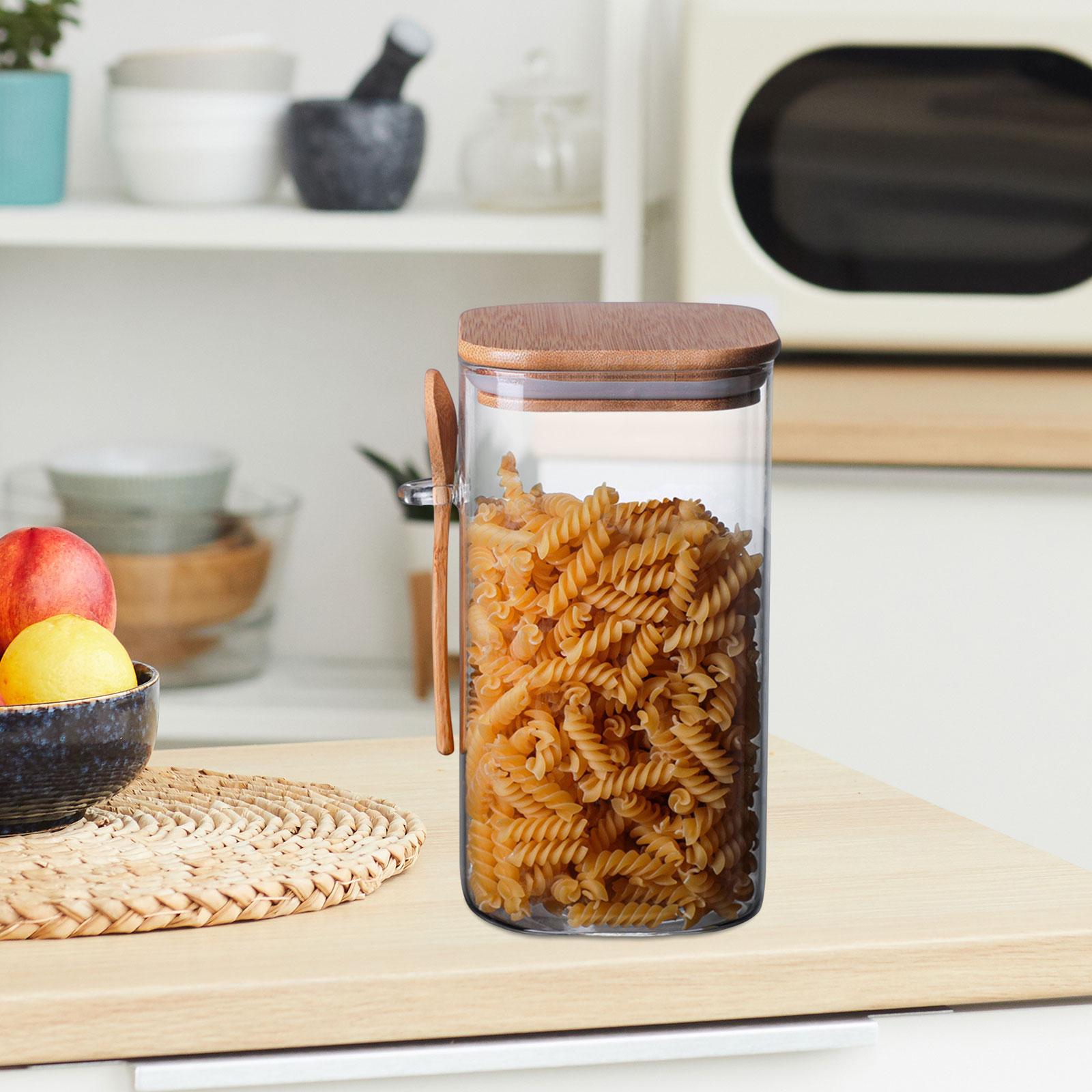 Glass Food Storage Jars with L - Coffee And Tea Glass review and price