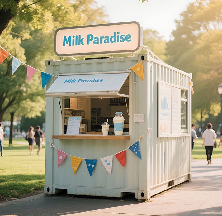 Prefab Container Coffee Shop M - Coffee Tea With Milk review and price