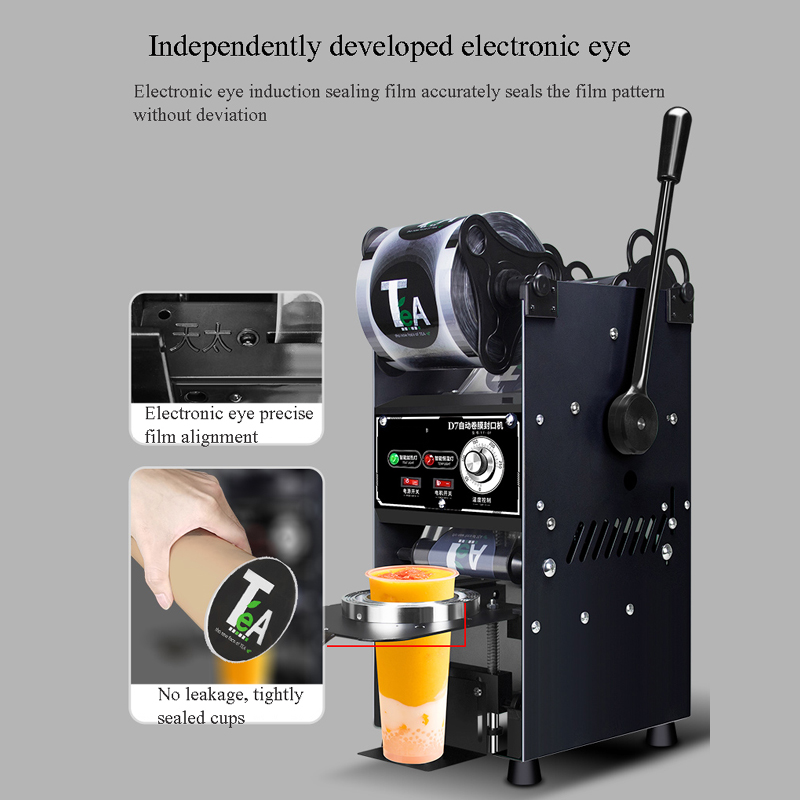 Automatic Cup sealing machine  - Coffee Tea With Milk review and price