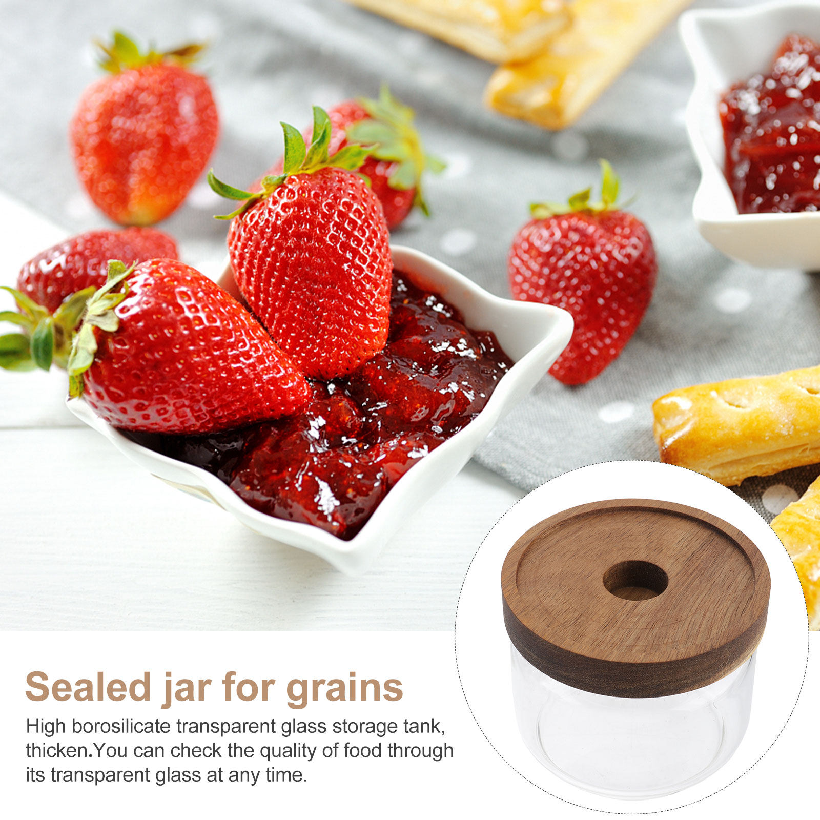 Glass Sealed Food Storage Jars - Coffee And Tea Glass review and price