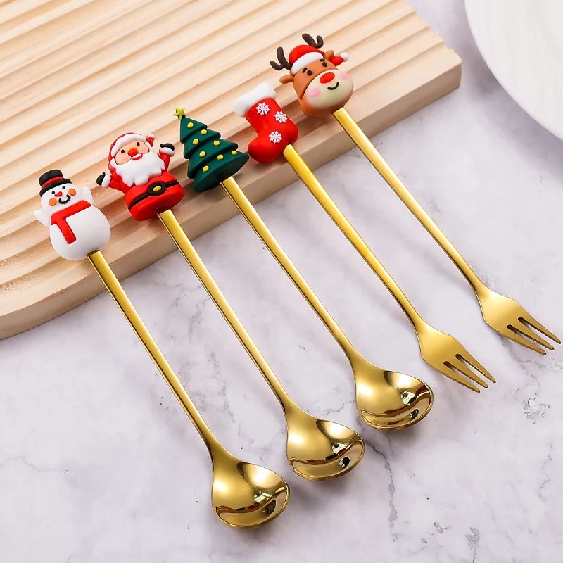 Stainless Steel Christmas Spoo - Tea Coffee Utensils review and price