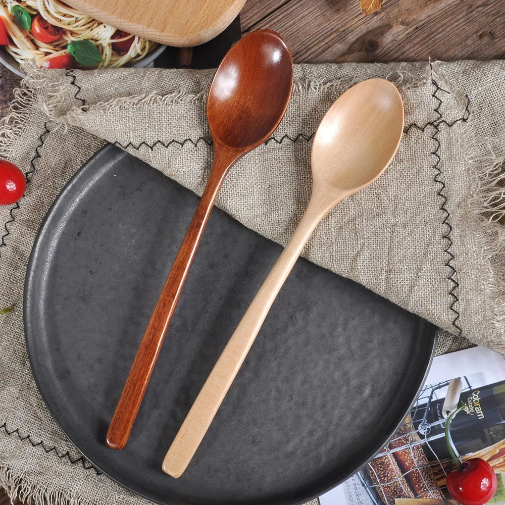 2pcs Wooden Spoon Tableware Ki - Tea Coffee Utensils review and price