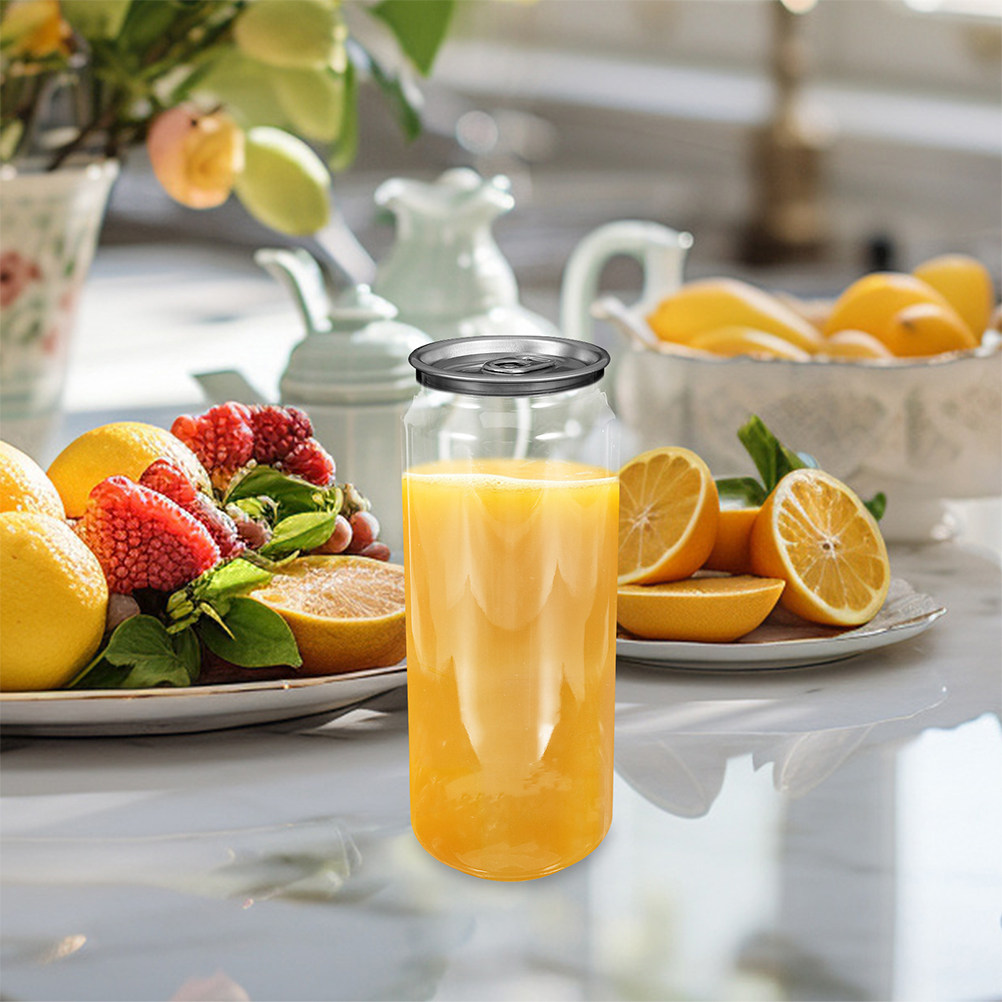 5Pcs Transparent Beverage Cans - Coffee Tea With Milk review and price