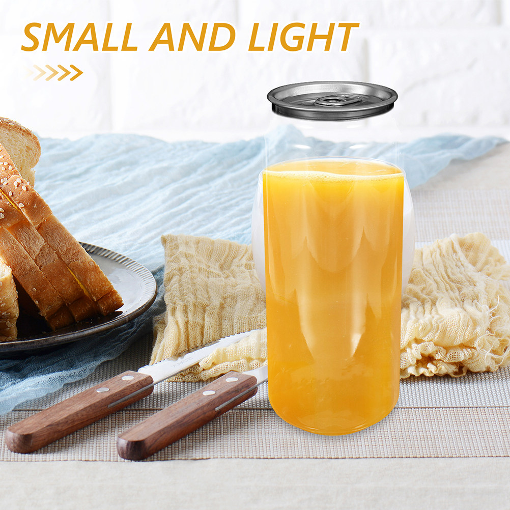 5Pcs Transparent Beverage Cans - Coffee Tea With Milk review and price