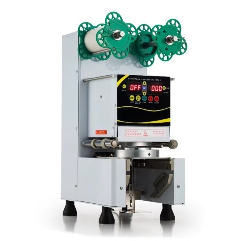 Automatic Plastic Cup Sealing  - Coffee Tea With Milk review and price