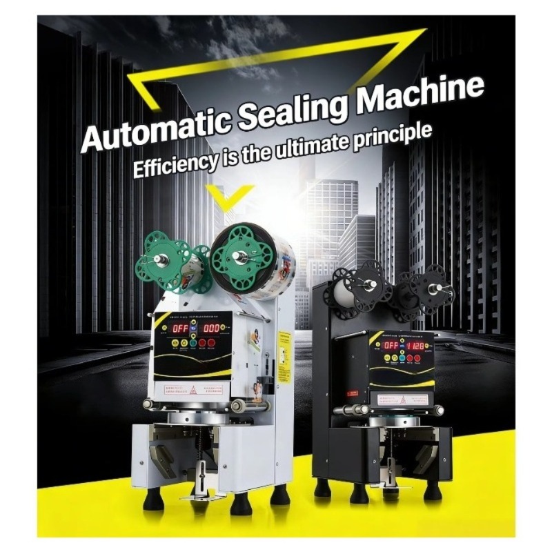 Automatic Plastic Cup Sealing  - Coffee Tea With Milk review and price