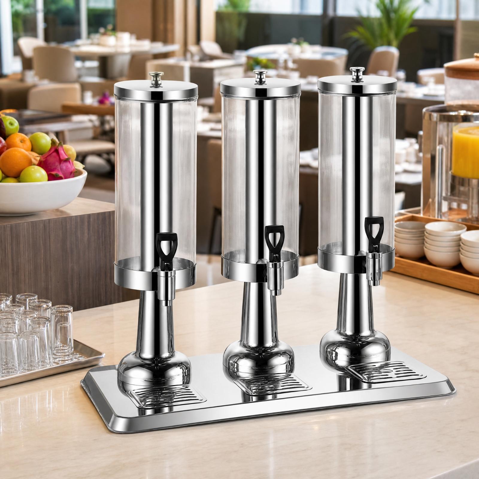 Triple Tap Beverage Dispenser  - Juice Tea Coffee review and price