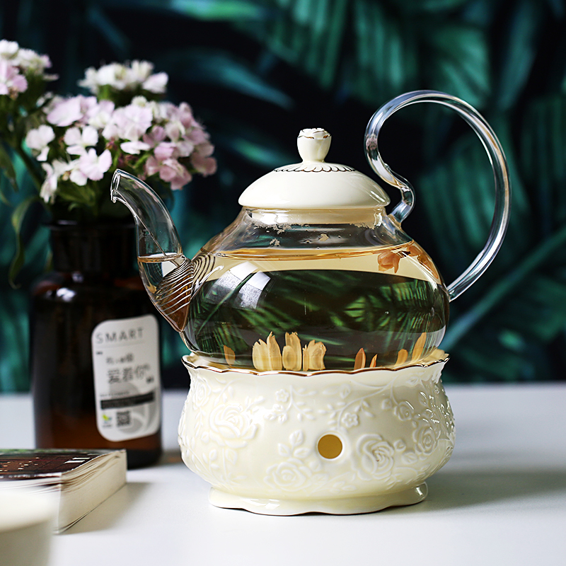 Ceramic Teapot With Strainer V - Coffee And Tea Glass review and price