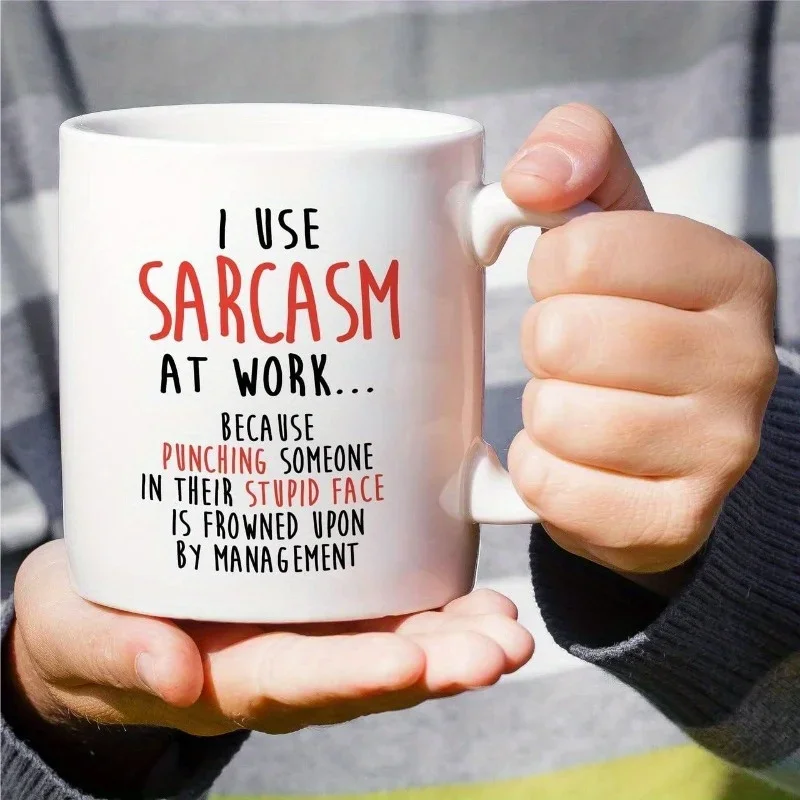 I Use Sarcasm At Work Because  - Coffee Tea Quotes review and price