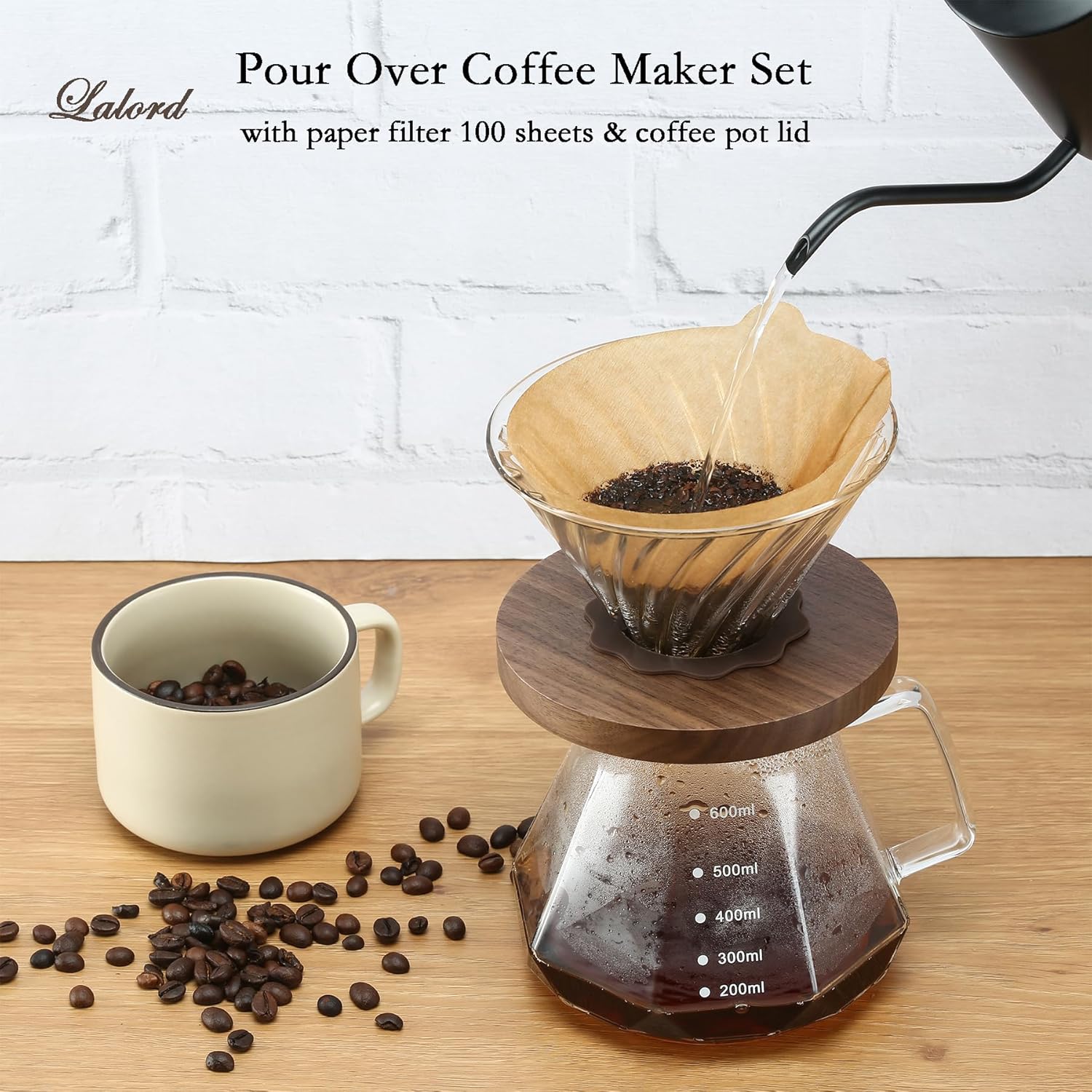 Magpie Glass Coffee Pot For V6 - Coffee And Tea Glass review and price
