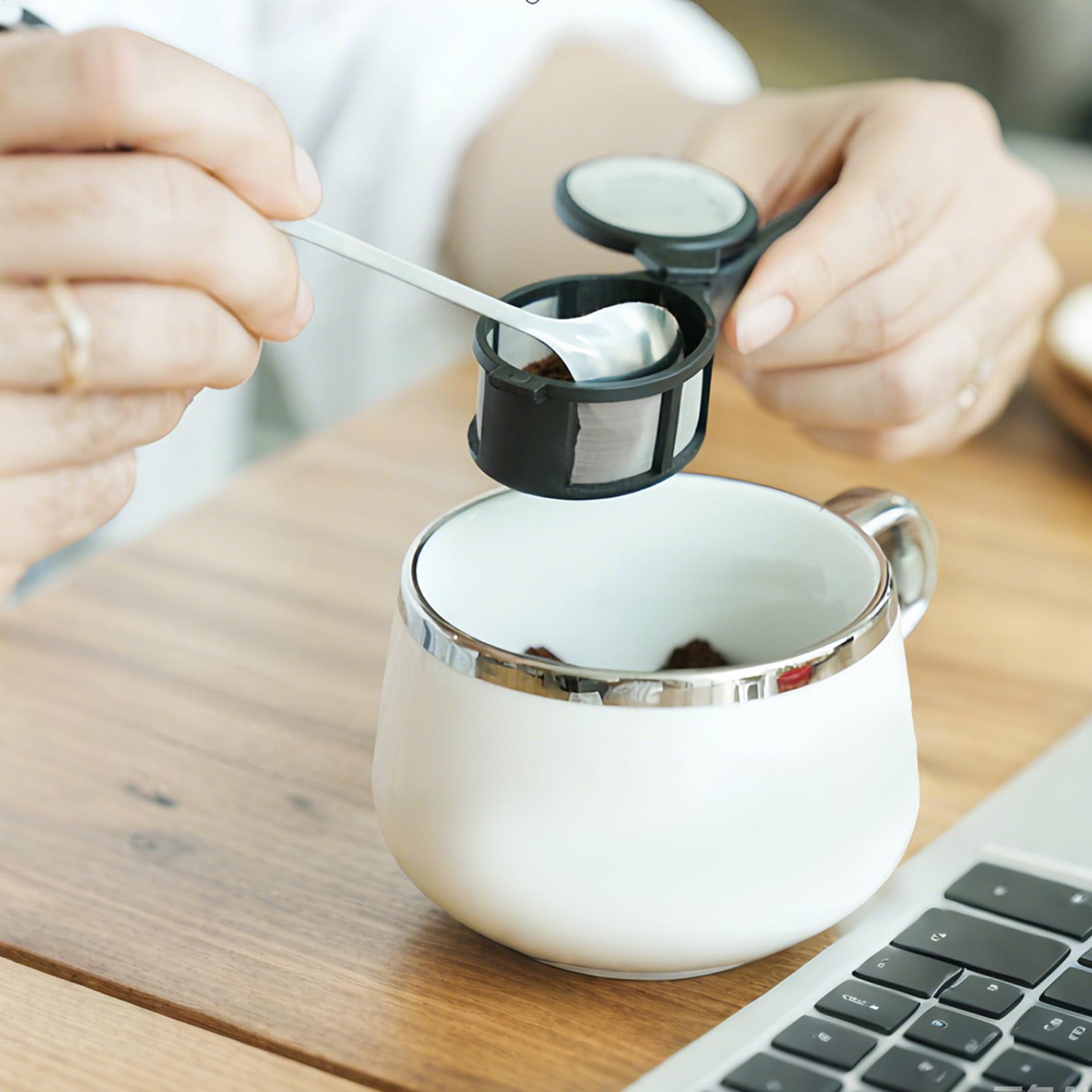 Coffee Filter Mesh Spoon Reusa - Coffee And Tea Glass review and price