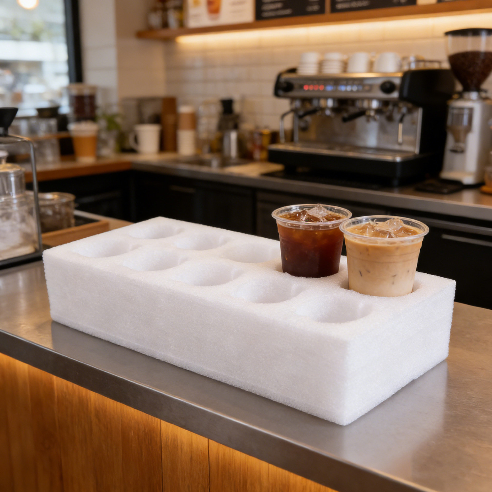 Foam Multi-Hole Cup Holder Tra - Coffee Tea With Milk review and price