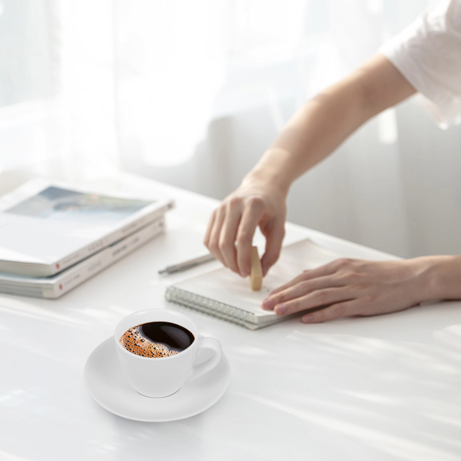 1Set Coffee Cup Saucer Simple  - Juice Tea Coffee review and price