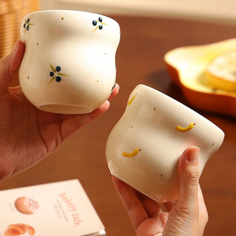 Embossed Hand-held Coffee Mugs - Tea Coffee Utensils review and price