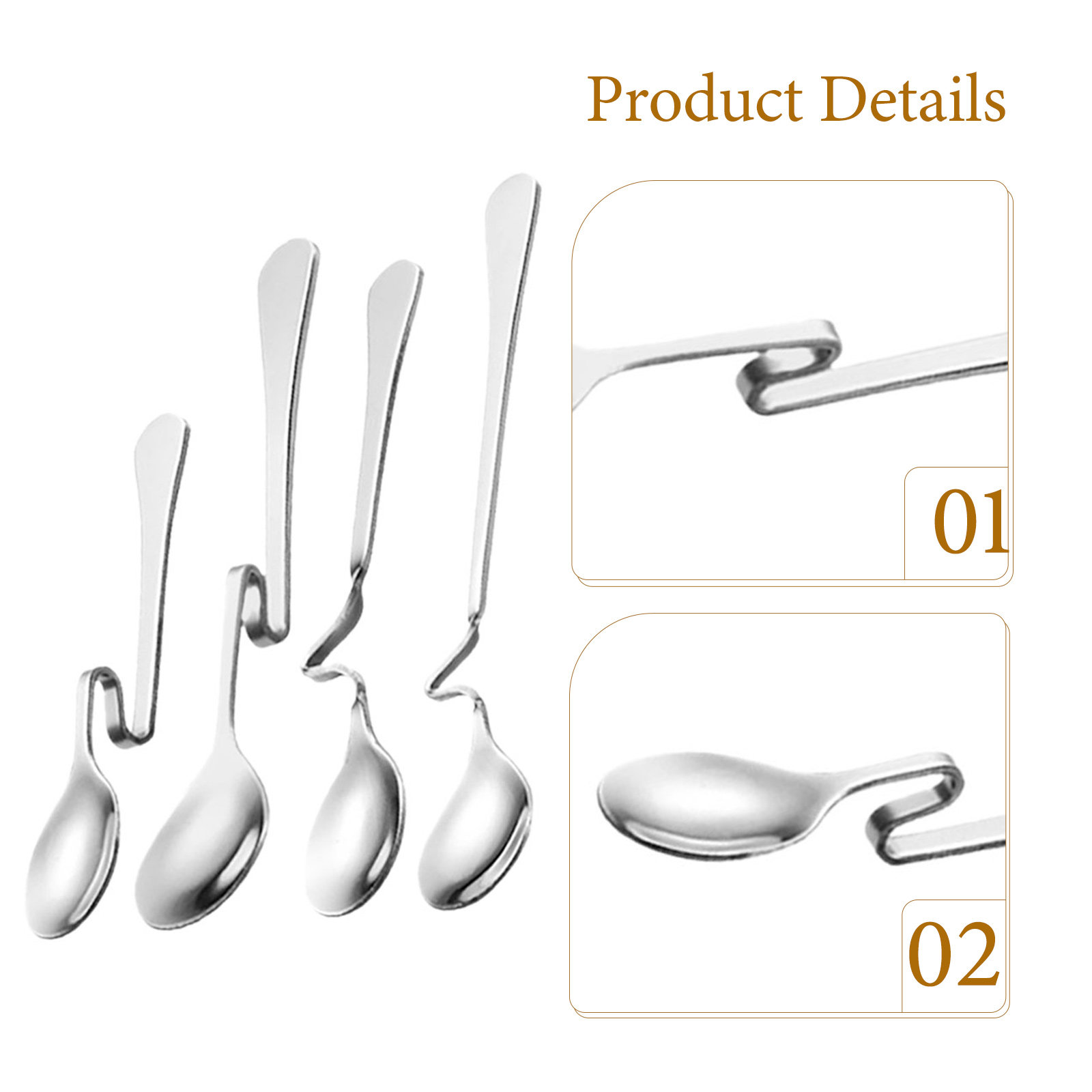 8Pcs Latte Stirring Spoon Stai - Tea Coffee Utensils review and price