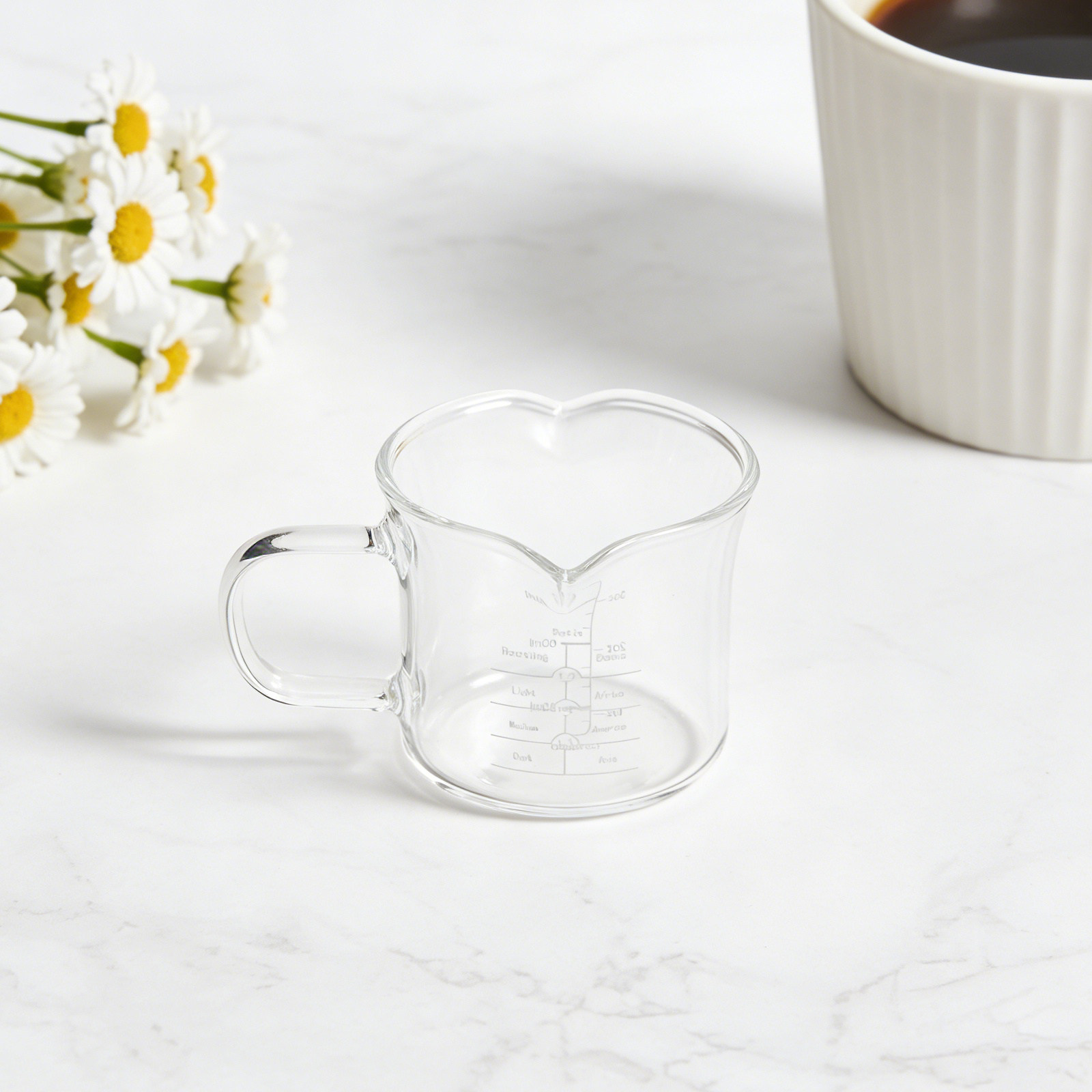 Double Spout Glass Measuring C - Coffee Tea With Milk review and price